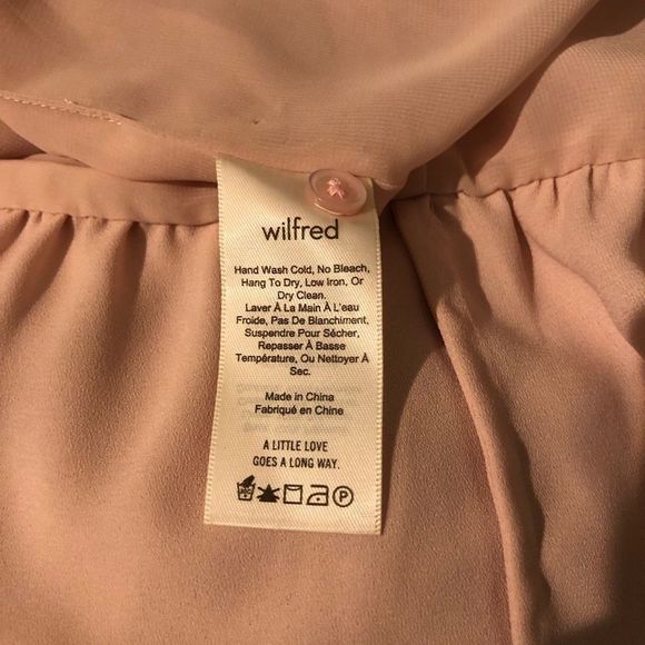 Wilfred Aritzia Ninette Ruffle Wrap Dress in Rose Quartz - Picture 11 of 13
